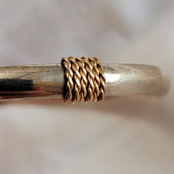 RARE 14K Gold & 925 University of Michigan Wolverines Football Charm Bracelet - Picture 5 of 15